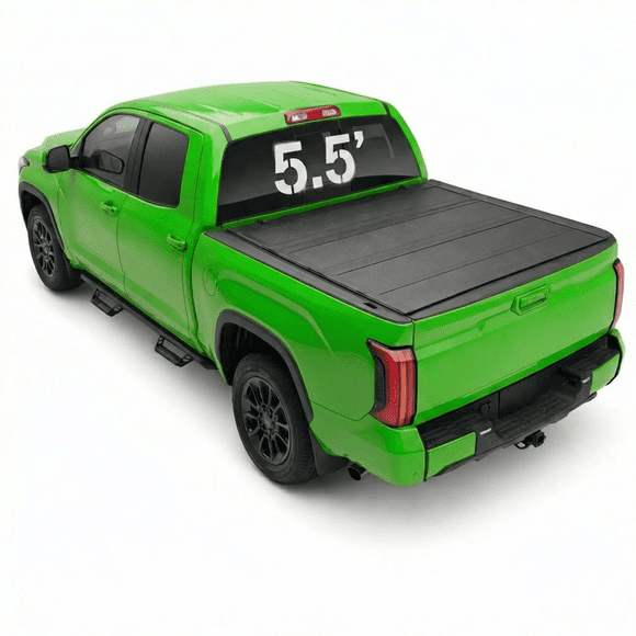 NEXVEY Hard Folding Tonneau Cover for 2022-2026 Toyota Tundra 5.5' (67") Bed Accessories, Hard Folding Aluminum Truck Bed Cover, Waterproof Truck Tonneau Cover