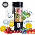 thumbnail image 2 of Personal Blender, Strong Cutting Power, Portable And Widely Application For Home, Sport, Office, Camping (350-420ml, Black), 2 of 6