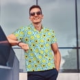 thumbnail image 3 of Wukai Avocado and Hearts Men’s Polo Shirts,Quick-Dry Athletic Shirt,Classic Fit Shirts-XX-Large, 3 of 8