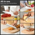 thumbnail image 5 of Costway Kitchen Knife Set 15pcs Stainless Steel Knife Block Set w/ Ergonomic Handle, 5 of 10
