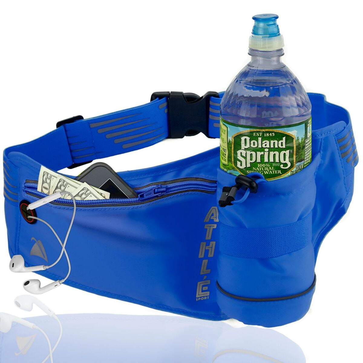 Running Fanny Pack with Vertical Bottle Holder