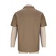 thumbnail image 4 of Camisas de Manga Larga para Hombres Botón de Solapa de Color Sólido Abajo Top Suelto, Blusa de Moda Casual Poliéster, 4 of 8