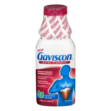 Gaviscon Extra Strength Antacid Soothing Icy Mint  340.0 ML