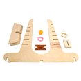 thumbnail image 3 of Projectile Motion Slingshot Kit  - DIY Kit - Explore Force, Energy Transformation, Mechanical Advantage, and Projectile Motion - No Tools Required - Garage Physics by Eisco, 3 of 12