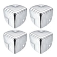 thumbnail image 1 of Unique Bargains Metal Box Corner Protectors Box Edge Guard Protector 40 x 40 x 40mm Silver Tone 4 pcs, 1 of 3