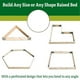 thumbnail image 2 of Adjustable Raised Bed Corners - Set of 4 DIY Garden Bed Corners Bend, 2 of 5