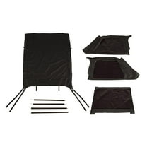 Rugged Ridge by RealTruck Montana Soft Top for Wrangler LJ | Bowless, Black Diamond | 13790.34 | Compatible with 2004-2006 Jeep Wrangler Unlimited LJ