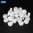 thumbnail image 3 of czcpp-25mm (1 Pouces) Bouchons de Trou en Plastique, 60 Pcs Tube de Verrouillage Rond Blanc pour Table Armoire Meubles, 3 of 4