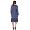 thumbnail image 5 of Womens Ribbed Knit Midi Dress, 5 of 10