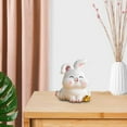 thumbnail image 4 of Rabbit Statue Miniature Desktop Ornament Animal Sculpture for Rabbit Figurine Resin Small Bunny Ornament Accessories Bedroom Decor StyleD, 4 of 9