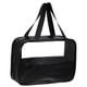 thumbnail image 1 of Bolsas de maquillaje medianas transparentes y duraderas para mujeres de Unique Bargains, ideales para vacaciones y camping, de cuero PU y PVC, color negro-M, 1 of 4