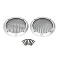 thumbnail image 2 of 2Pcs Speaker Grill Protector, Car Speaker Subwoofer Guard Protector with 8 Screws, Protective Speaker Cover Mesh, 2 of 7