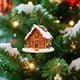 thumbnail image 1 of Ireezec Christmas Ornament Hanging Decorations, Acrylic Hou Winter Snowy Scenery Holiday Tree Decor for Home Party Festival Gift Decoration, 1 of 6