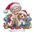 thumbnail image 1 of Pintura de diamantes Likrtyny decoraciones escritorio Navidad Abuela mesa, 1 of 10
