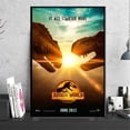 thumbnail image 3 of Póster icónico de la serie Jurassic Park: lienzo vintage de Jurassic World, imágenes de arte de pared con temática de dinosaurios, 3 of 5