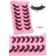 thumbnail image 2 of Zhuge 7 pares de pestañas postizas de visón sintético, tenues, tupidas, de aspecto natural, con volumen, A7083, 2 of 3