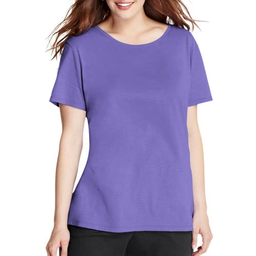 Just My Size - by Hanes Women's Plus-Size Essential Scoop Neck Tee ...