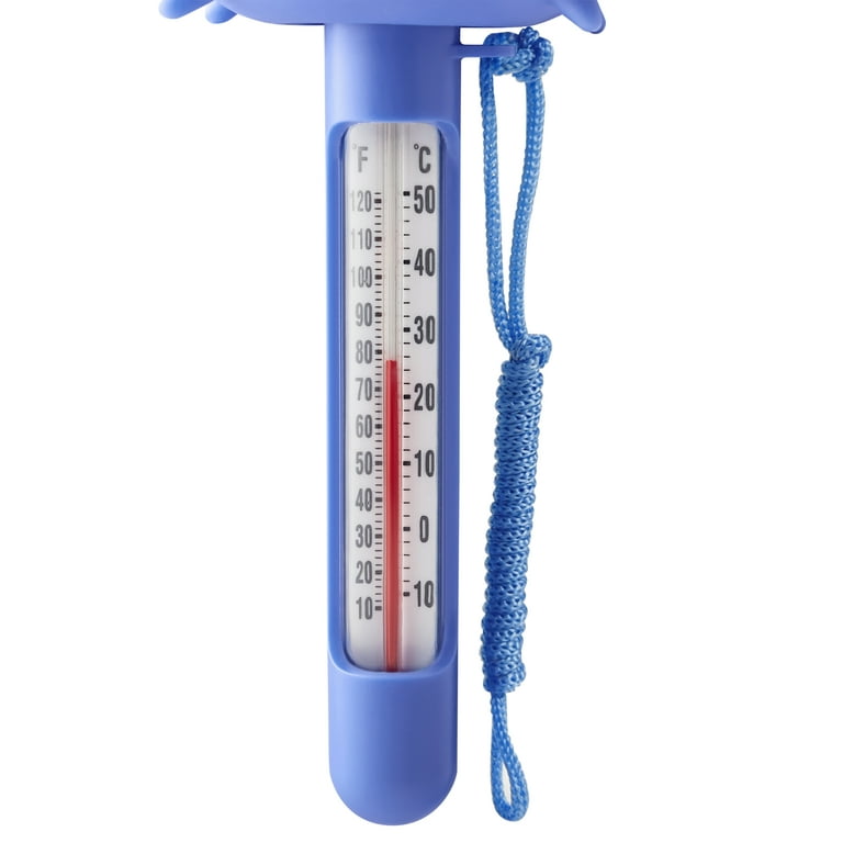 Mainstays Blue Puffer Fish Thermometer with Blue Tether Cord, Size:5.3 x 5  x 10 inches 
