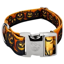 Country Brook Petz® 1 1/2 inch Premium Midnight Fright Dog Collar, Large