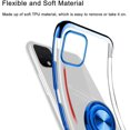 thumbnail image 2 of Case for Google Pixel 4 Case 5.7" Clear Back Ultra Thin Ring Holder Shockproof Electroplate Soft TPU Flexible Silicone Bumper Phone Case for Google Pixel 4 - Blue, 2 of 7