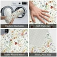 thumbnail image 4 of Haiem Wildflower Watercolor Front Door Mat Indoor Outdoor Entrance, Waterproof All-Season, All-Weather Doormat, Durable Flannel Fabric, Fade Resistant, Low Profile, 16x24in, 4 of 9