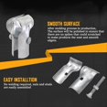 thumbnail image 2 of 1-3/8In x 1-3/8In End Rail T Clamp, Chain Link Fence T Clamp, 2 of 5