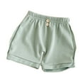 thumbnail image 3 of Bovxnpu Summer Toddler Boys Girls Shorts, Girls Cotton Casual Shorts, Child Shorts Infants And Toddlers Pants Comfortable Loose Cotton Shorts 3 Years, 3 of 4