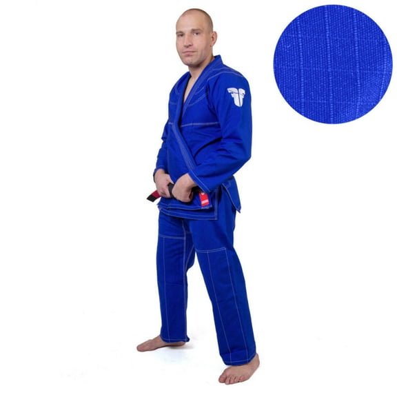 Fighter BJJ Gi Ripstop Uniform - blue, BJJBLU-04