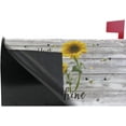 thumbnail image 4 of Welcome Mailbox Covers Magnetic Sunflower Wooden You are My Sunshine Post Box Cover Wrapped Oversize 21x18 in for Garden Yard Decor, 4 of 6