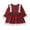 Red, variant on ZPYESWOW 4t Christmas Dress Up for 2 Year Old Girls Christmas Maxi Dress Plaid Shirt Dress 5 Dollar Gifts Christmas Gifts for Moms Christmas Boys, Red 12-18 Months