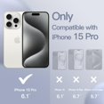 thumbnail image 2 of JETech Silicone Case for iPhone 15 Pro 6.1-Inch, Silky-Soft Touch Full-Body Protective Phone Case, Shockproof Cover (Winter Blue), 2 of 6