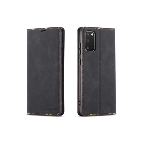 Samsung Galaxy A91 / M80S / S10 Lite Case, Premium PU Leather Cover TPU Bumper with Card Holder Kickstand Hidden Magnetic Shockproof Flip Wallet Case