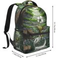 thumbnail image 2 of Pikmin Backpack Laptop Daypack Leisure Travel Backpack 15.7 inch Adjustable Shoulder Strap Hiking Knapsack, 2 of 7