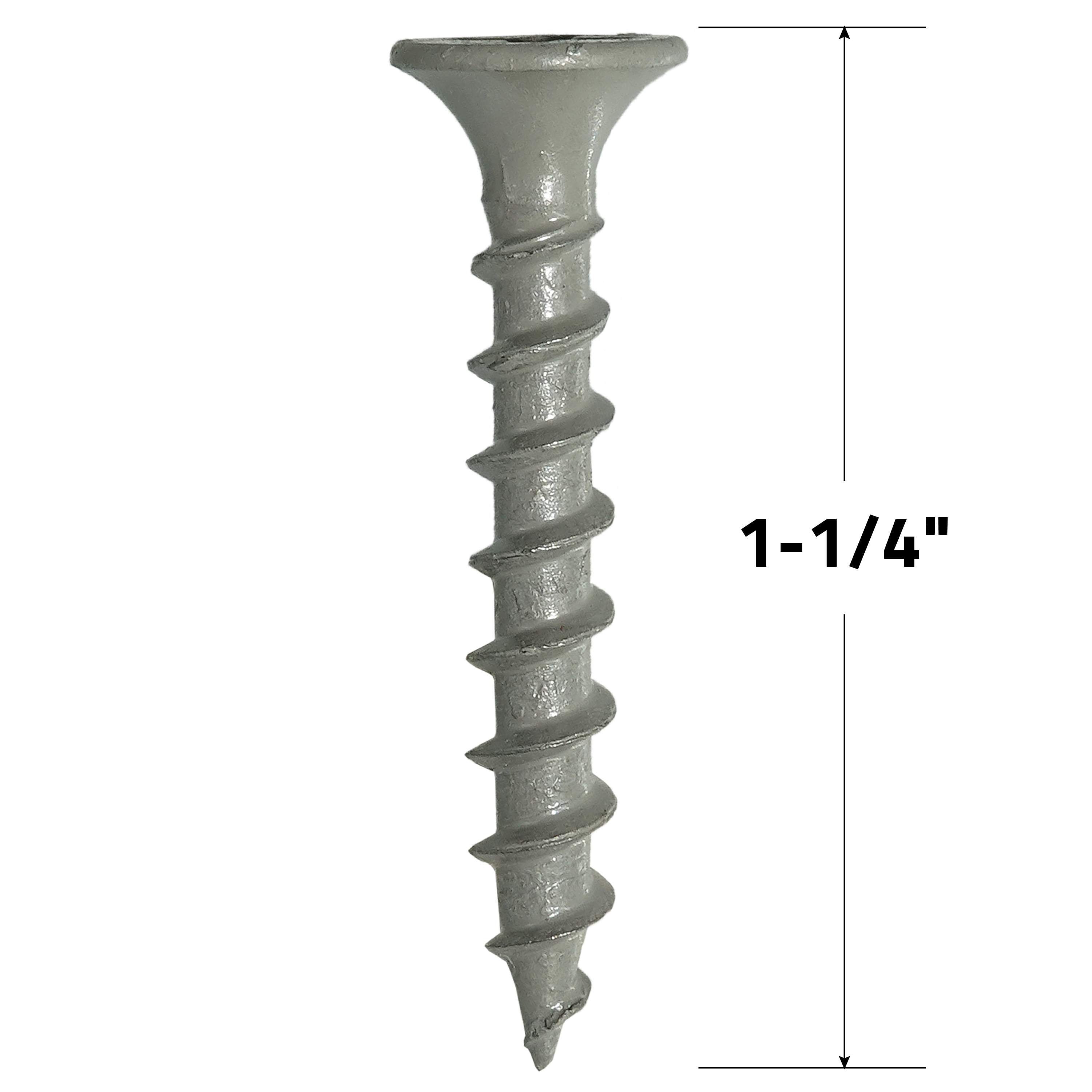 Grip-Rite PrimeGuard Ten #8 x 1-1/4 in. Wood to Wood Deck Screw 1 lb.