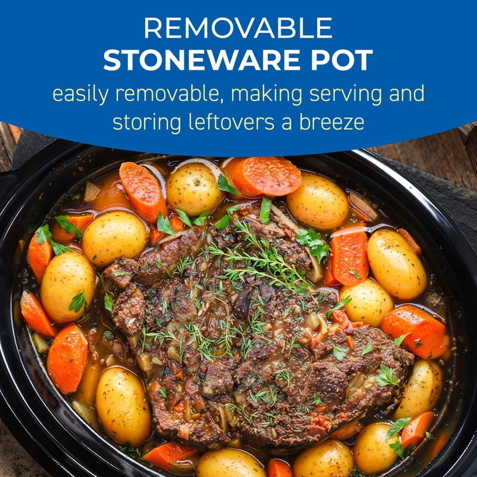 Elite Cuisine MST509 8.5Qt. Stainless Steel Digital Slow Cooker