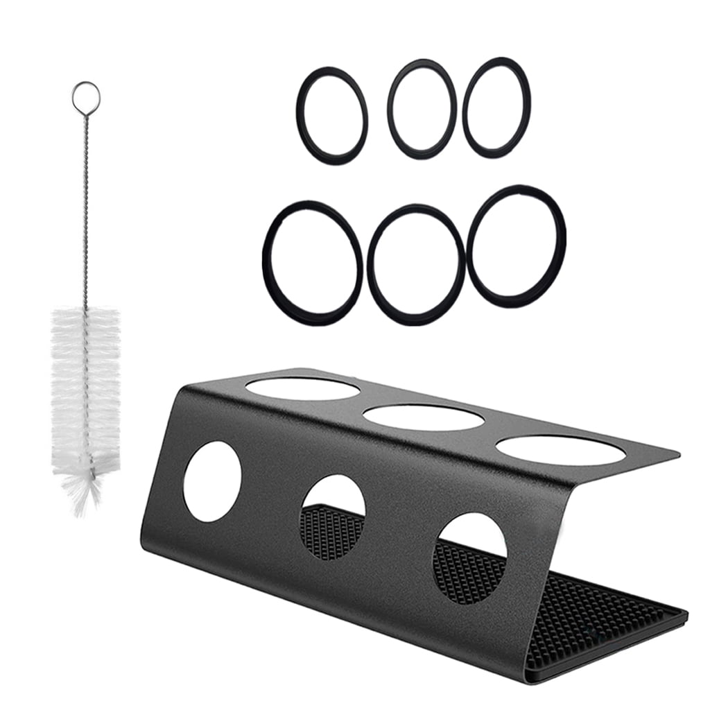 Standing Stainless Steel Milk Glass Bottles Drip Tray Drainer Holder