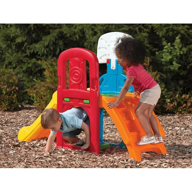 Step2 Game Time Sports Climber Outdoor Playground Slide Toddler