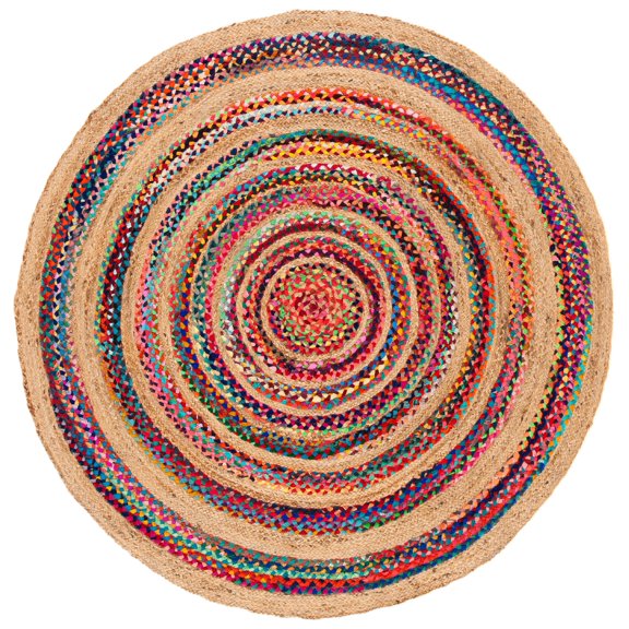 SAFAVIEH Natural Fiber NFB301U Pink / Natural Rug