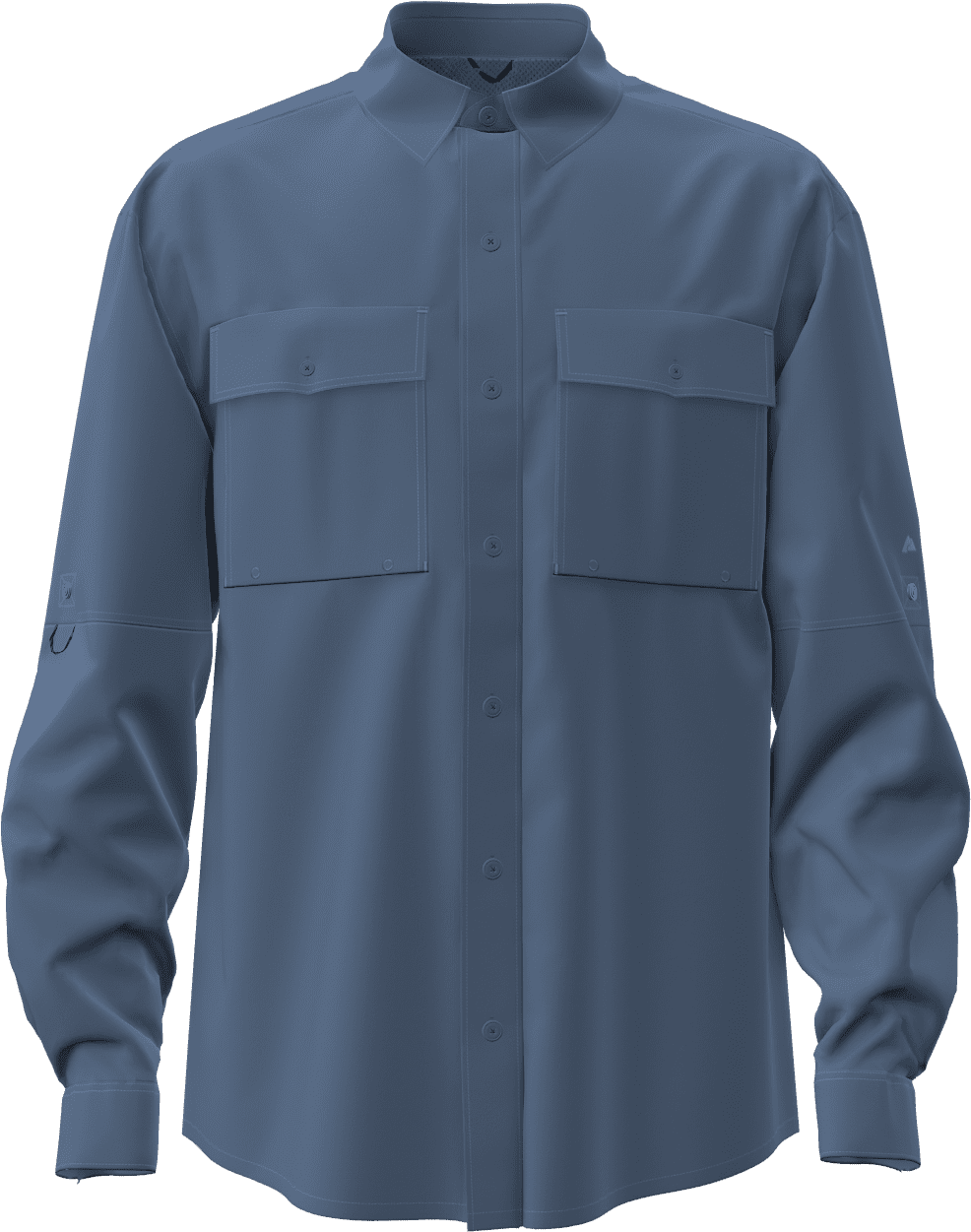 Ozark Trail Men's & Big Men's Upstream Shirt with Long Sleeves, UPF 50+, Sizes S-3XL