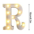 thumbnail image 2 of LED Alphabet Letter Lights for Parties, KT Board Digital Scene Decoration Props, Illuminated Decorative Letters for Birthdays, Weddings, and Kids’ Rooms, Customizable Names and Words, 2 of 6
