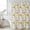 White, variant on Spring Daisy Shower Curtain, Waterproof Shower Curtains for Bathroom, Country Watercolor Yellow White Floral Leaf Washable Fabric Bathtub Curtain Set Bath Decor with 12 Hooks 48"x72"