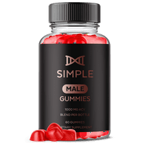 Simple Gummies Advanced Formula All Natural Vitamin Supplement 60 Gummies