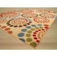 thumbnail image 2 of EORC OS5020IV 5.25 x 7.25 ft. Velur Nylon Ivory Bubbles Rug, 2 of 3