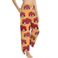thumbnail image 2 of Balery Red Cars print Women's Pajama Pants,Ultra Lightweight Pjs,Lounge Pant-Large, 2 of 9