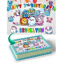 Pikmi Pops Surprise Edible Image Cake Topper Personalized Birthday Sheet Decal Banner 1/4 Sheet