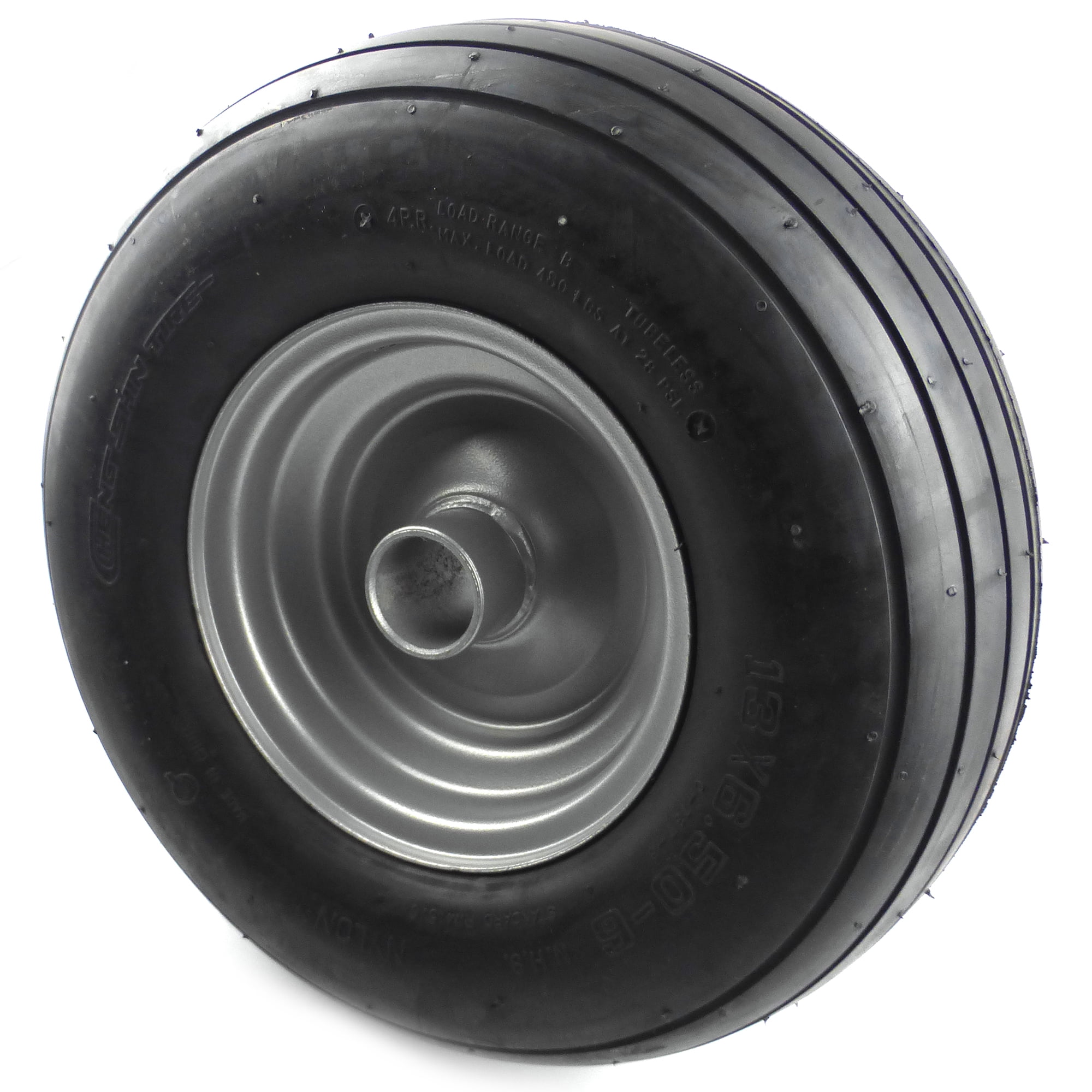 Genuine Dixie Chopper Complete Front Wheel Assembly 13x6.5x6 Pneumatic Rib Tire for Lawn Mowers / 401953