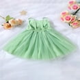 thumbnail image 3 of POINTERTECK Bébé Fille Tulle Robe Enfants Sans Manches Parti Tutu Prom Perle A-line Princesse Robes, 3 of 9