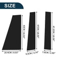 thumbnail image 6 of Unique Bargains 6 Pcs Door Pillar Window Trim for Toyota Sienna 2021-2023 Black, 6 of 8