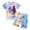 Pink, variant on KKBOTIVE Toddler Boy Clothes Cartoon Print Crewneck Short Sleeve T Shirt Tops Elastic Shorts Summer Boys Sets 2 Piece Outfits, Blue Size: 6-7 Years
