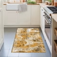 thumbnail image 4 of Orange City Area Rugs 2x3ft Retro Modern Abstract Orange Architecture Floor Rug&nbsp;Non Slip Low Pile Ultra Soft Throw Carpet for Entryway Indoor Entrance Kitchen Bathroom, 4 of 9